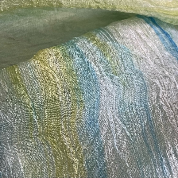 NWT Lua 100% Organic Silk Hand -Dyed Scarf - Picture 15 of 15